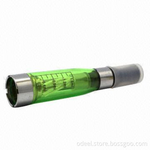 Refillable Electronic Cigarette Atomizer with 1.6ml Capacity and Transparent Scale